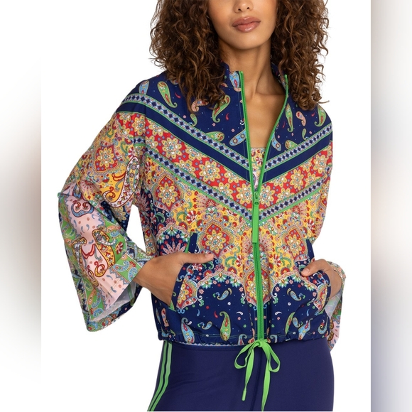 NWT Johnny WAS Night Kimono Sleeve Jacket - XL - Picture 1 of 2